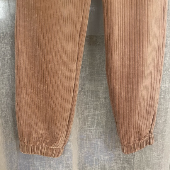 H&M Corded Velour Cocoa Brown Sweatshirt & Jogger Set - Picture 3 of 6